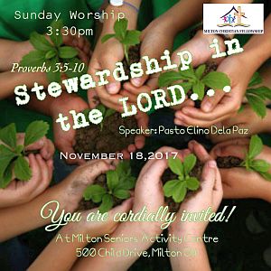 RECAP – Sunday 2017-11-19 Worship Service