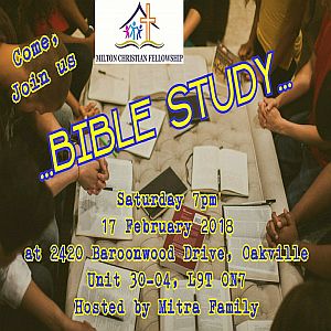 RECAP – Saturday 2018-02-17 Bible Study