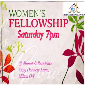 RECAP – Saturday 2017-08-26 Women’s Fellowship