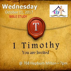 RECAP – Wednesday 2017-10-11 Bible Study